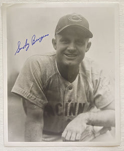 Smoky Burgess (d. 1991) Signed Autographed Vintage Glossy 8x10 Photo - Cincinnati Reds