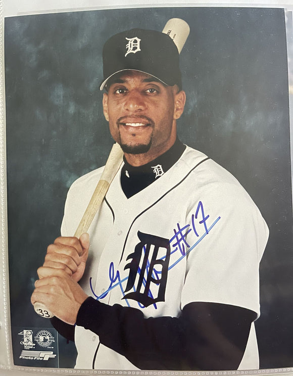 Tony Clark Signed Autographed Glossy 8x10 Photo - Detroit Tigers
