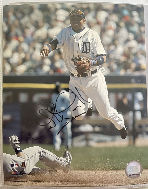 Carlos Guillen Signed Autographed Glossy 8x10 Photo - Detroit Tigers