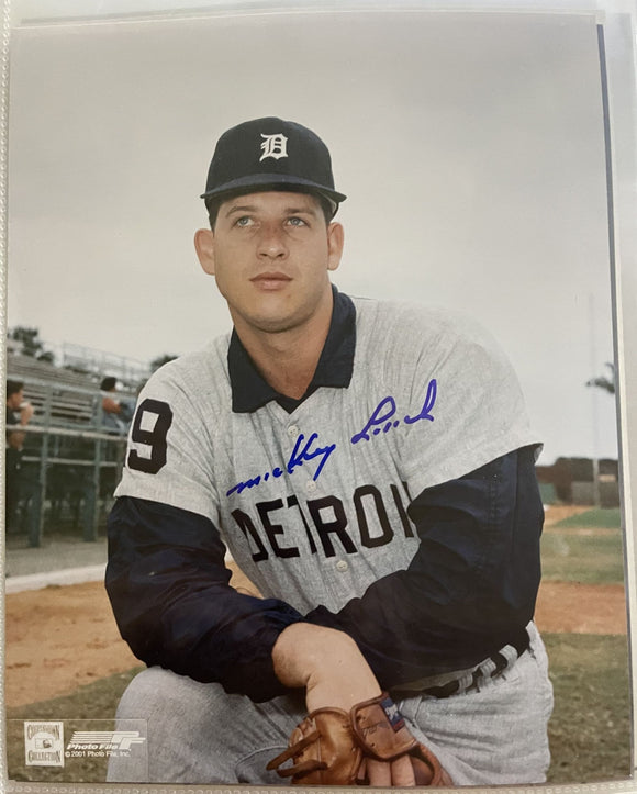 Mickey Lolich Signed Autographed Glossy 8x10 Photo - Detroit Tigers