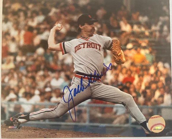 Jack Morris Signed Autographed Glossy 8x10 Photo - Detroit Tigers