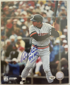 Darrell Evans Signed Autographed "414 HR's" Glossy 8x10 Photo - Detroit Tigers