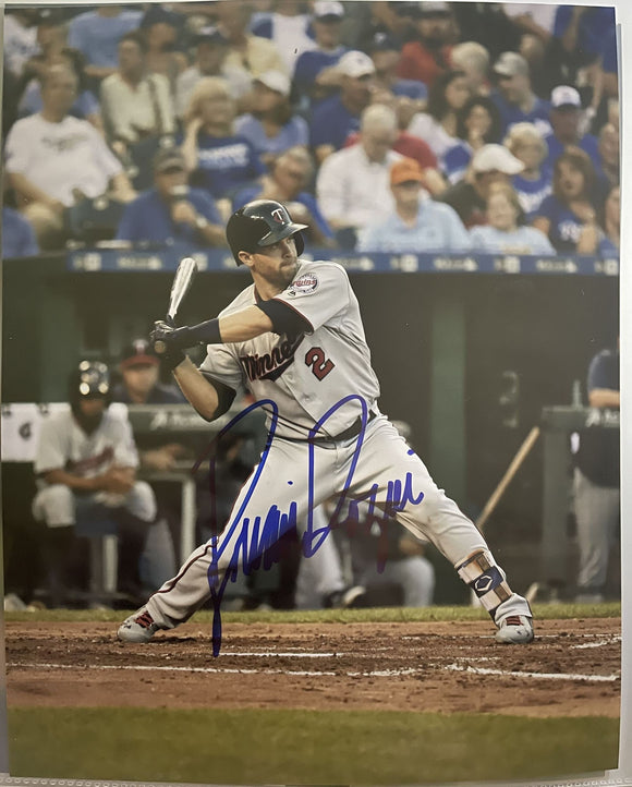 Brian Dozier Signed Autographed Glossy 8x10 Photo - Minnesota Twins
