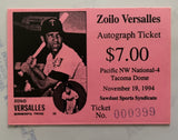 Zoilo Versalles (d. 1995) Signed Autographed Glossy 8x10 Photo - Minnesota Twins
