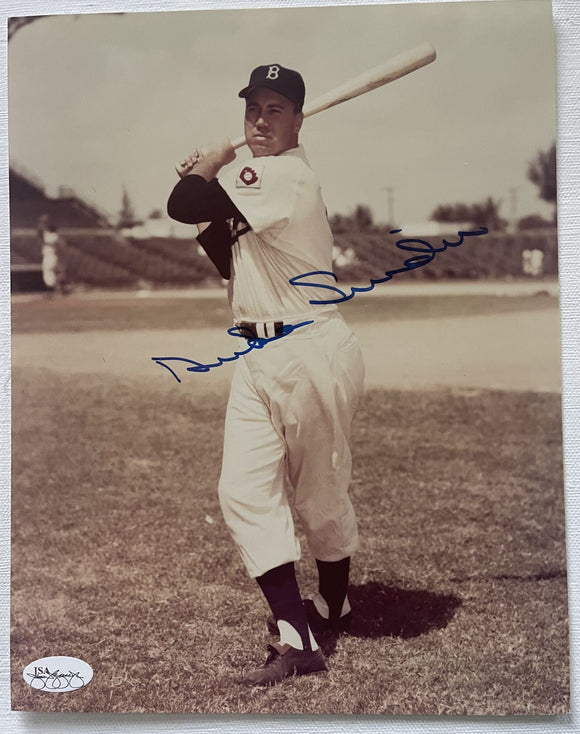 Duke Snider (d. 2011) Signed Autographed Glossy 8x10 Photo Brooklyn Dodgers - JSA Authenticated