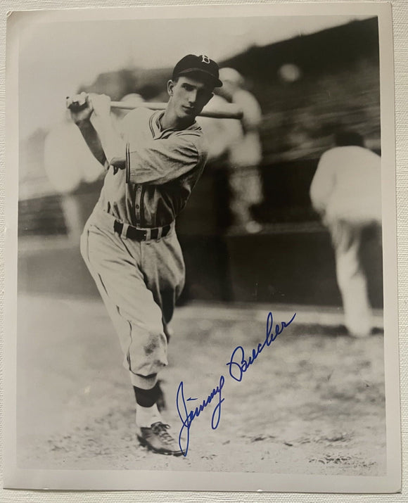 Jimmy Bucher (d. 2004) Signed Autographed Vintage Glossy 8x10 Photo - Brooklyn Dodgers