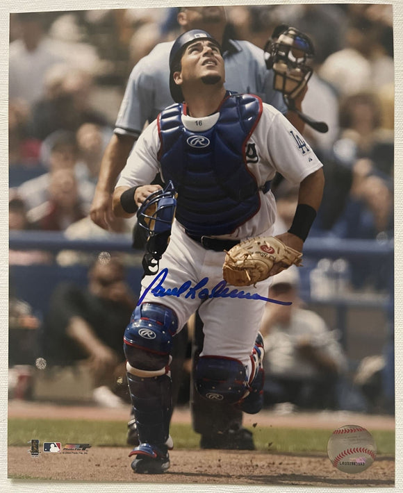 Paul Lo Duca Signed Autographed Glossy 8x10 Photo - Los Angeles Dodgers