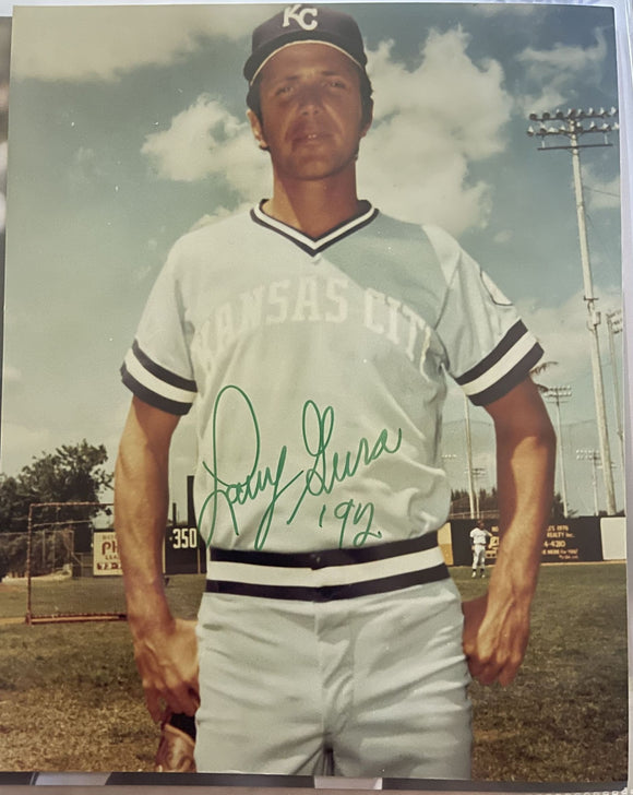 Larry Gura Signed Autographed Glossy 8x10 Photo Kansas City Royals - Stacks of Plaques