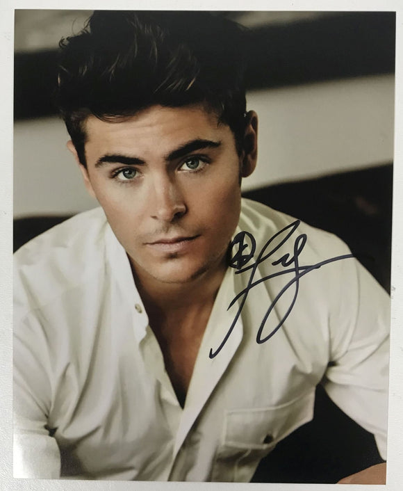 Zac Efron Signed Autographed Glossy 8x10 Photo - COA Matching Holograms