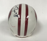 Ron Dayne Signed Autographed Wisconsin Badgers Mini Football Helmet - Lifetime COA