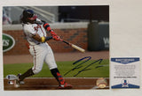 Ronald Acuna Jr. Signed Autographed Glossy 8x10 Photo Atlanta Braves - Beckett BAS Authenticated
