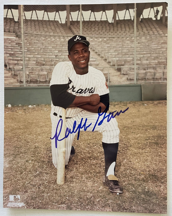 Ralph Garr Signed Autographed Glossy 8x10 Photo - Atlanta Braves