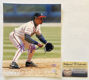 Rafael Furcal Signed Autographed Glossy 8x10 Photo - Atlanta Braves