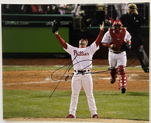 J.C. Romero Signed Autographed Glossy 8x10 Photo - Philadelphia Phillies