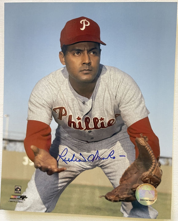 Ruben Amaro (d. 2017) Signed Autographed Glossy 8x10 Photo - Philadelphia Phillies