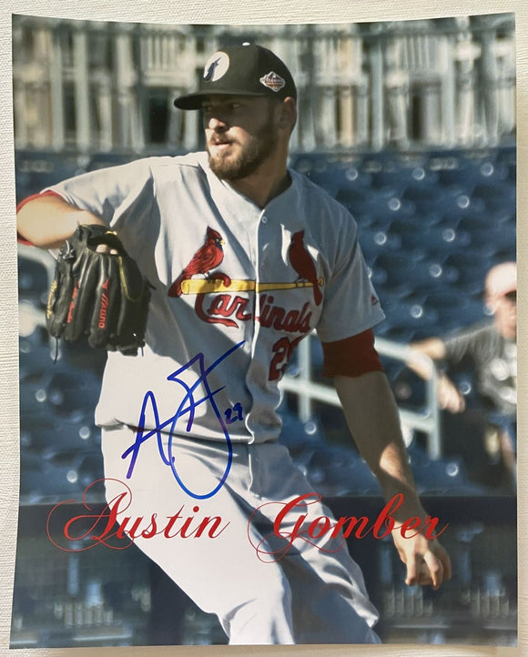 Austin Gomber Signed Autographed Glossy 8x10 Photo - St. Louis Cardinals