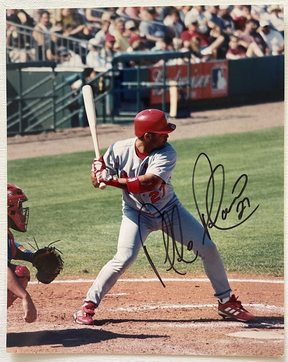 Placido Polanco Signed Autographed Glossy 8x10 Photo - St. Louis Cardinals