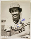 Luis Melendez Signed Autographed Vintage Glossy 8x10 Photo - St. Louis Cardinals