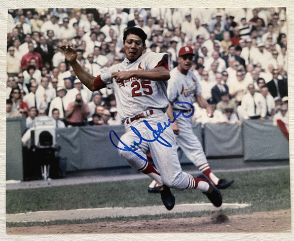 Julian Javier Signed Autographed Glossy 8x10 Photo - St. Louis Cardinals
