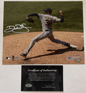 Devin Williams Signed Autographed Glossy 8x10 Photo - Milwaukee Brewers