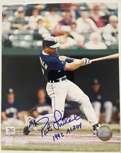 Pat Listach Signed Autographed "1992 AL ROY" Glossy 8x10 Photo - Milwaukee Brewers