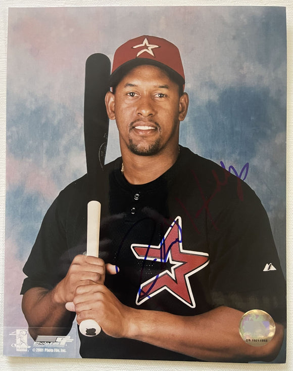 Richard Hidalgo Signed Autographed Glossy 8x10 Photo - Houston Astros