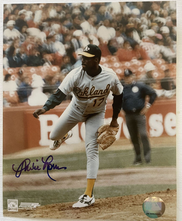 Mike Norris Signed Autographed Glossy 8x10 Photo - Oakland A's Athletics