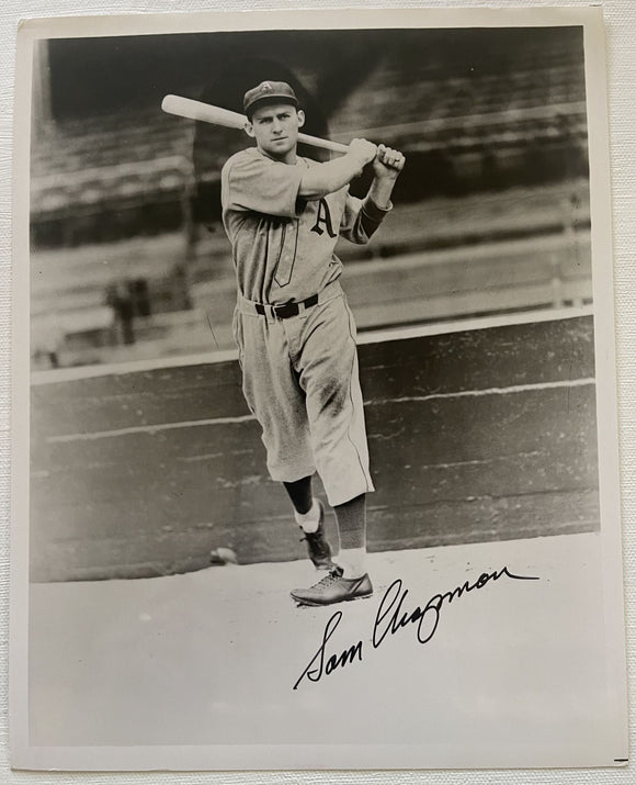 Sam Chapman (d. 2006) Signed Autographed Vintage Glossy 8x10 Photo - Philadelphia A's Athletics