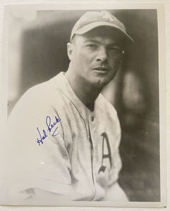 Hal Peck (d. 1995) Signed Autographed Vintage Glossy 8x10 Photo - Philadelphia A's Athletics