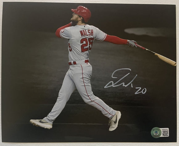Jared Walsh Signed Autographed Glossy 8x10 Photo Los Angeles Angels - Beckett BAS Authenticated