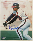 Rod Carew Signed Autographed Glossy 8x10 Photo California Angels - Beckett BAS Authenticated