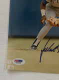 Julio Franco Signed Autographed Glossy 8x10 Photo Texas Rangers - PSA/DNA Authenticated