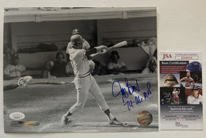 Jeff Burroughs Signed Autographed "74 AL MVP" Glossy 8x10 Photo Texas Rangers - JSA Authenticated
