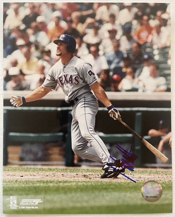 Gabe Kapler Signed Autographed Glossy 8x10 Photo - Texas Rangers