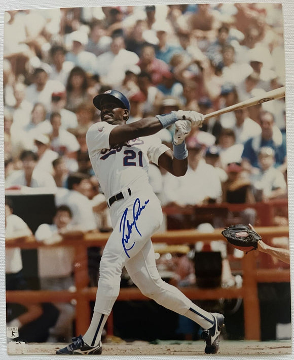 Ruben Sierra Signed Autographed Glossy 8x10 Photo - Texas Rangers