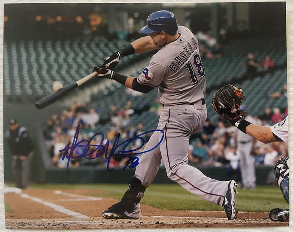 Mitch Moreland Signed Autographed Glossy 8x10 Photo - Texas Rangers