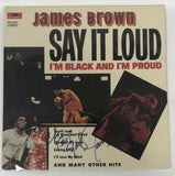 James Brown (d. 2006) Signed Autographed "Say it Loud" Record Album Cover - Mueller Authenticated