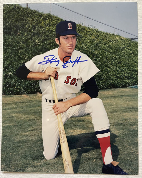 Doug Griffin (d. 2016) Signed Autographed Glossy 8x10 Photo - Boston Red Sox