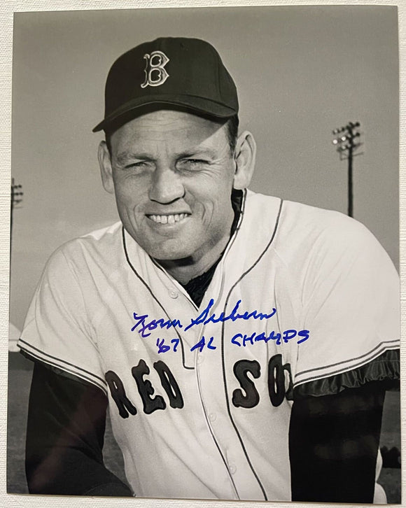 Norm Siebern (d. 2015) Signed Autographed Glossy 8x10 Photo - Boston Red Sox
