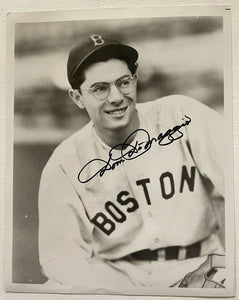 Dom DiMaggio (d. 2009) Signed Autographed Vintage Glossy 8x10 Photo - Boston Red Sox