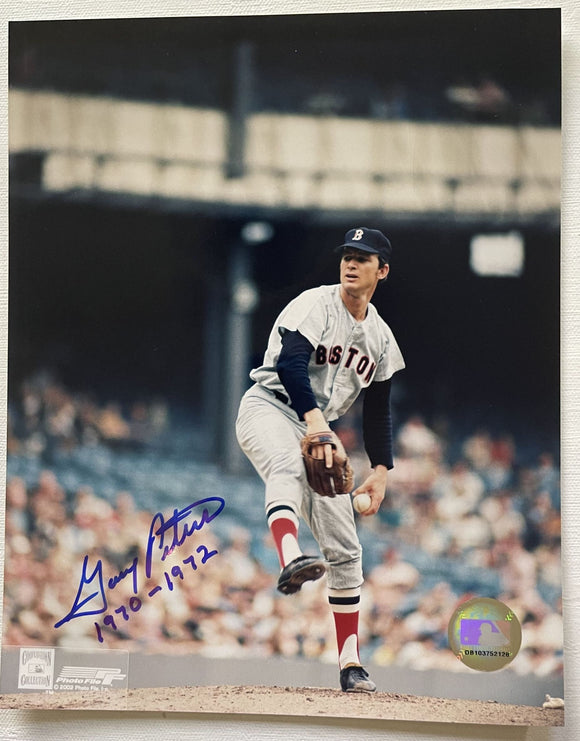 Gary Peters Signed Autographed Glossy 8x10 Photo - Boston Red Sox