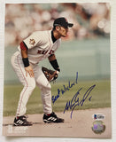 Nomar Garciaparra Signed Autographed Glossy 8x10 Photo Boston Red Sox - Beckett BAS Authenticated