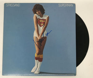 Barbra Streisand Signed Autographed "Superman" Record Album - COA Matching Holograms