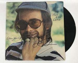 Elton John Signed Autographed "Rock of the Westies" Record Album - COA Matching Holograms