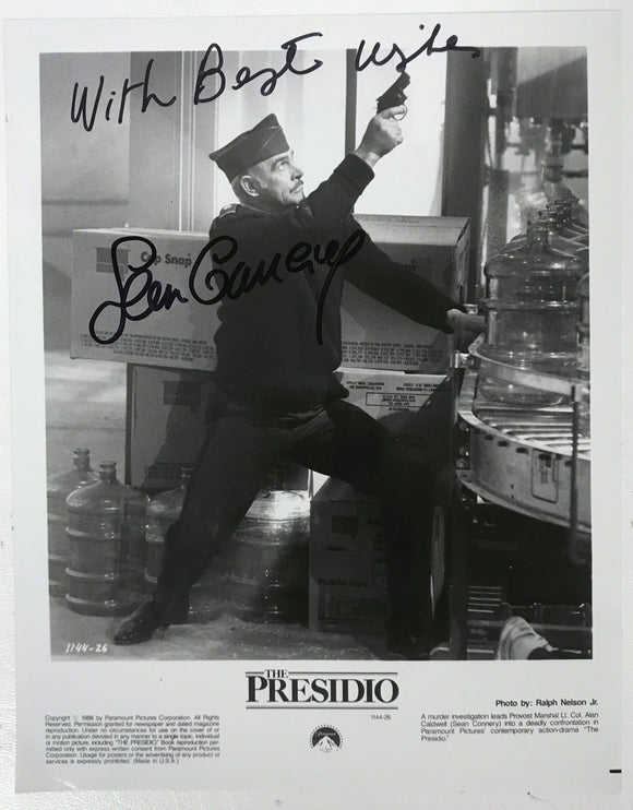 Sean Connery Signed Autographed 