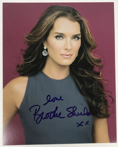 Brooke Shields Signed Autographed Glossy 8x10 Photo - COA Matching Holograms