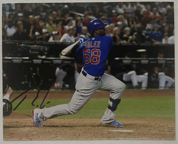Jorge Soler Signed Autographed Glossy 8x10 Photo - Chicago Cubs