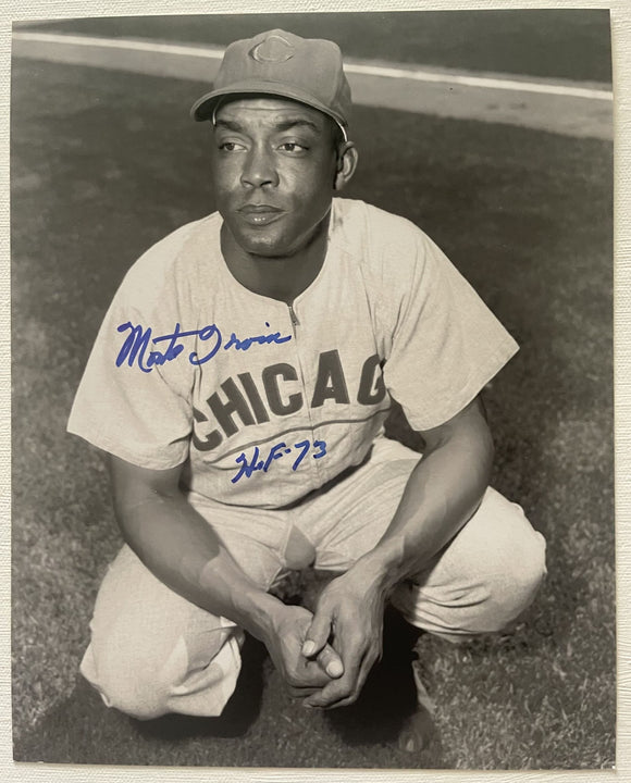 Monte Irvin Signed Autographed 