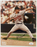 Mike Mussina Signed Autographed Glossy 8x10 Photo Baltimore Orioles - JSA Authenticated