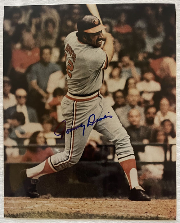 Tommy Davis (d. 2022) Signed Autographed Glossy 8x10 Photo - Baltimore Orioles